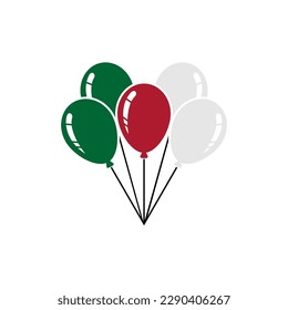 Algeria flags icon set, Algeria independence day icon set vector sign symbol