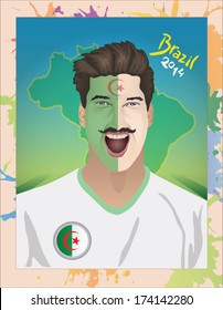 Algeria football fan