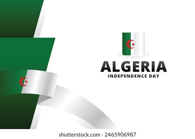 Algerien Independence Day Vektorgrafik Design Illustration