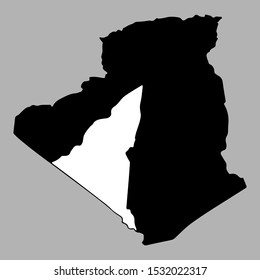 Algeria map . Vector illustration eps 10