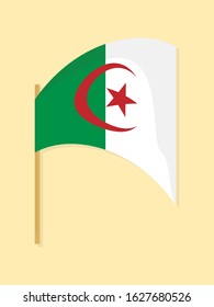 Algeria national flag simple vector design 