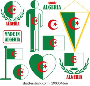 Algeria. Vector Illustration