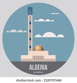 Algerian mosque with the tallest minaret in Africa