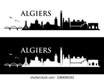 Algiers skyline - Algeria - vector illustration