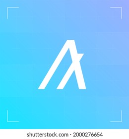 Algorand cryptocurrency colorful gradient logo.