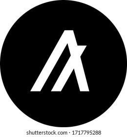 Algorand Token Coin Logo Vector Icon