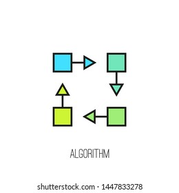 Algorithm Api Software Vector Icon Illustration Stock Vector (Royalty ...