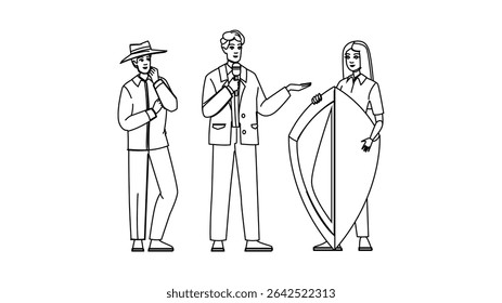 algorithm eat expertise authoritativeness trustworthiness vector. google authority, domain search, rating website algorithm eat expertise authoritativeness trustworthiness character. people 