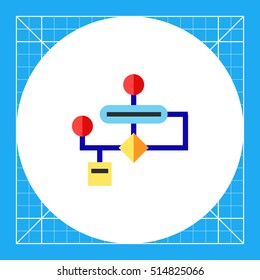Algorithm Flowchart Icon