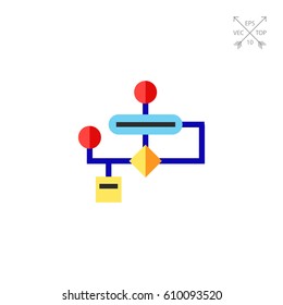 Algorithm Flowchart Icon