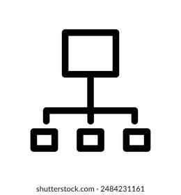 Algorithm icon design in filled and outlined style