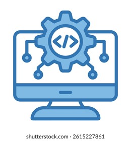 Algorithm Icon Element For Design