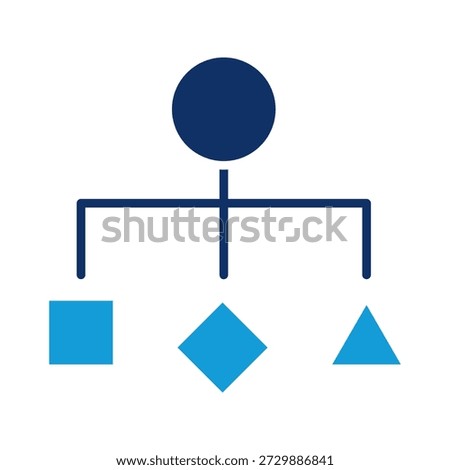 Algorithm Icon Element for Design