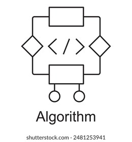 Algorithm icon, Introduction to Algorithms icon, Advanced Data Structures and Algorithms icon