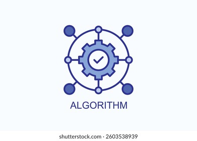 Algorithm Icon Or Logo Isolated Illustration