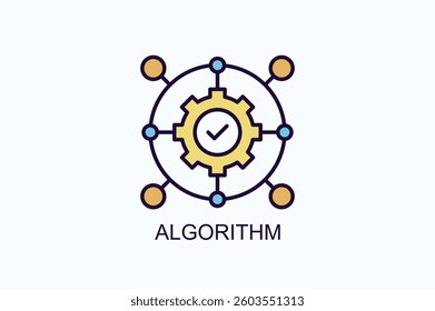 Algorithm Icon Or Logo Isolated Illustration