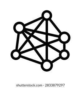 Algorithm Icon Vector Symbol Design Illustration
