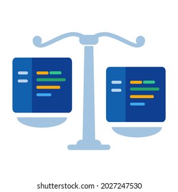 Algorithm Making Decision Thinking Analyzing Consider Make Judgement Concept Of Code In Law