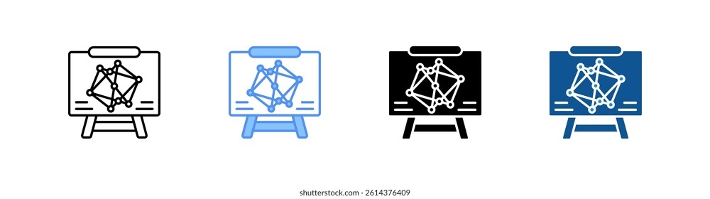 Algorithm Multi Style Icon Sheet