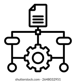 Algorithm Simple Vector Icon Collection