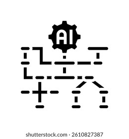 algorithm transparency glyph icon vector. algorithm transparency sign. isolated symbol illustration