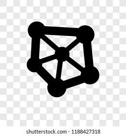 Algorithm vector icon isolated on transparent background, Algorithm transparency logo concept