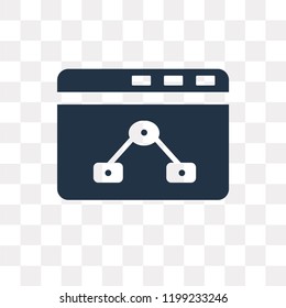 Algorithm vector icon isolated on transparent background, Algorithm transparency concept can be used web and mobile