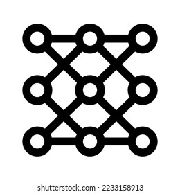 Algoritmos Ilustración de diseño de símbolos vectores de iconos