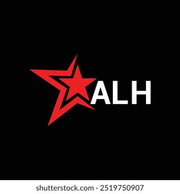 ALH 3 letter design for logo and icon .ALH monogram logo