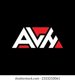 ALH triangle letter logo design with triangle shape. ALH triangle logo design monogram. ALH triangle vector logo template with red color. ALH triangular logo Simple, Elegant, and Luxurious design.