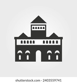 The Alhambra icon - Simple Vector Illustration