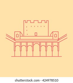 Alhambra  Vector Illustration