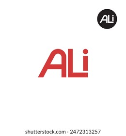 ALI Logo Letter Monogram Design