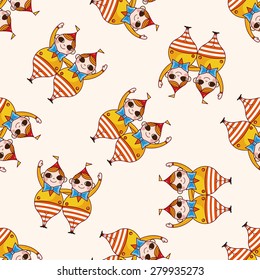 alice in wonderland , cartoon seamless pattern background