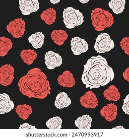 Alice in Wonderland pattern: roses