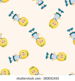 alice in wonderland ,seamless pattern