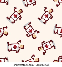 alice in wonderland ,seamless pattern