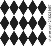 Alice in Wonderland seamless pattern checkerboard diamonds