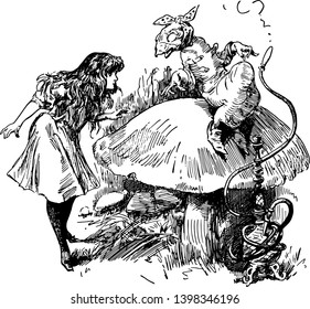 214 Alice wonderland engraved Images, Stock Photos & Vectors | Shutterstock