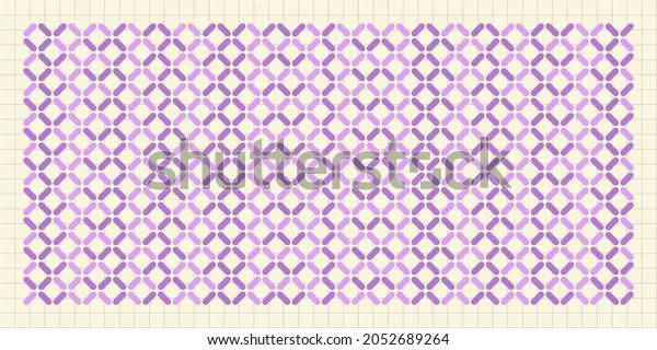 Alicia Lace Stitch. Cross stitch pattern.\
Cross-stitch frame. Grid Vector\
illustration.