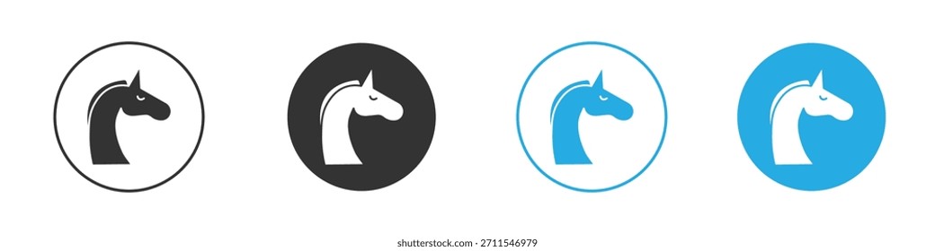 Alicorn Symbol Für Web, mobile.Vektorgrafik