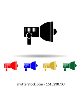 Alien bee light multi color style icon. Simple glyph, flat vector of equipment photography icons for ui and ux, website or mobile application