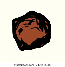 Alien big venus lunar orb sun ball pluto body shape uranus belt fly fall earth white sky line cosmo sci fi concept Black hand drawn outline mars explore jupiter logo art retro doodle comic scifi style