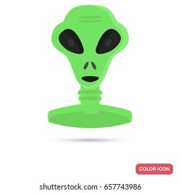 Alien color flt icon for web and mobile design