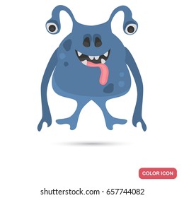 Alien color flt icon for web and mobile design