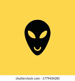 Alien creative business logo vector image