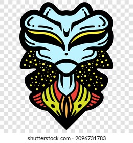 Alien Creature Humanoid Design Alien Cartoon Artwork Good For T-shirt Design Logo and Everything