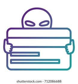 alien with credit card