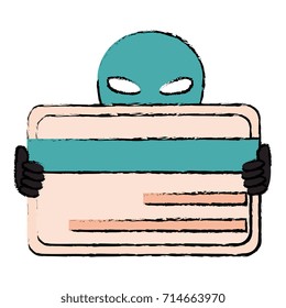 alien with credit card