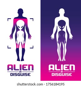 Alien In Disguise Concept Volume 1 Set Vector
For Commercial Use. Available In 2 Variations